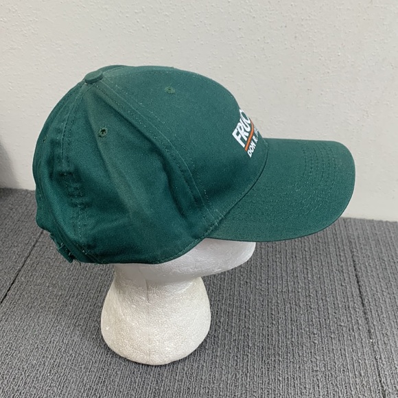 Vintage Fruchey Baseball Hat Mens Adjustable Green Strapback Cap Made in America - Picture 8 of 12